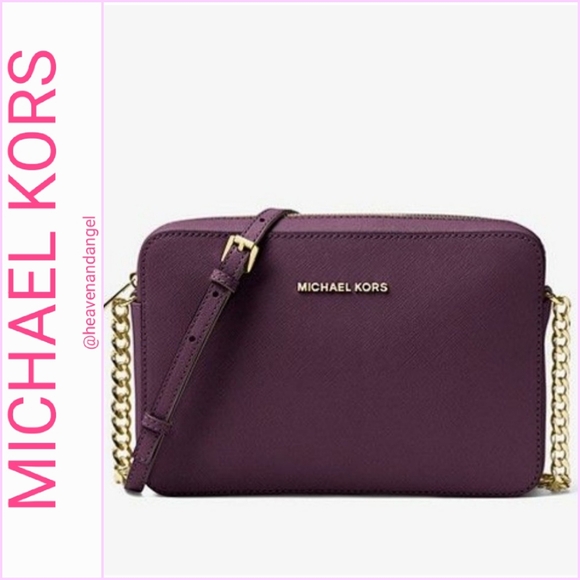Michael kors jet set crossbody purple buy - Official Online Store